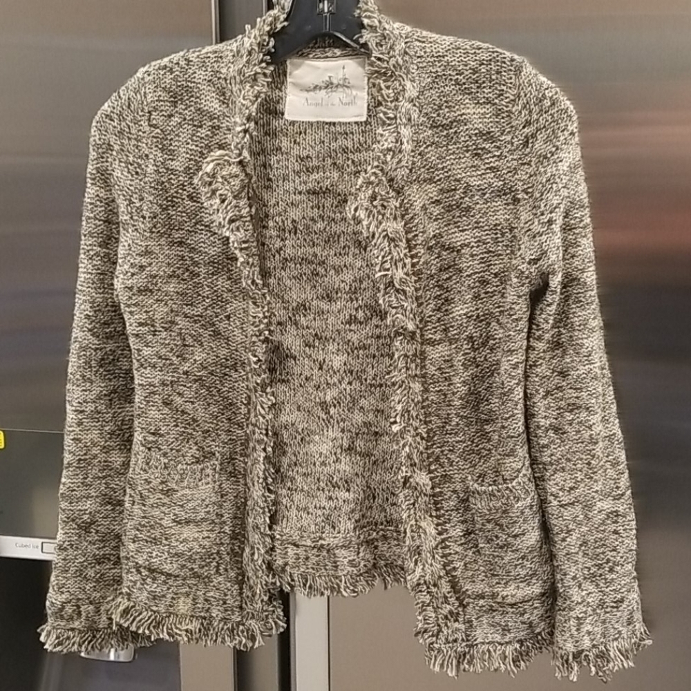 💕ANTHRO ANGEL OF THE NORTH💕 Fringed Cardigan (S) - Picture 9 of 15